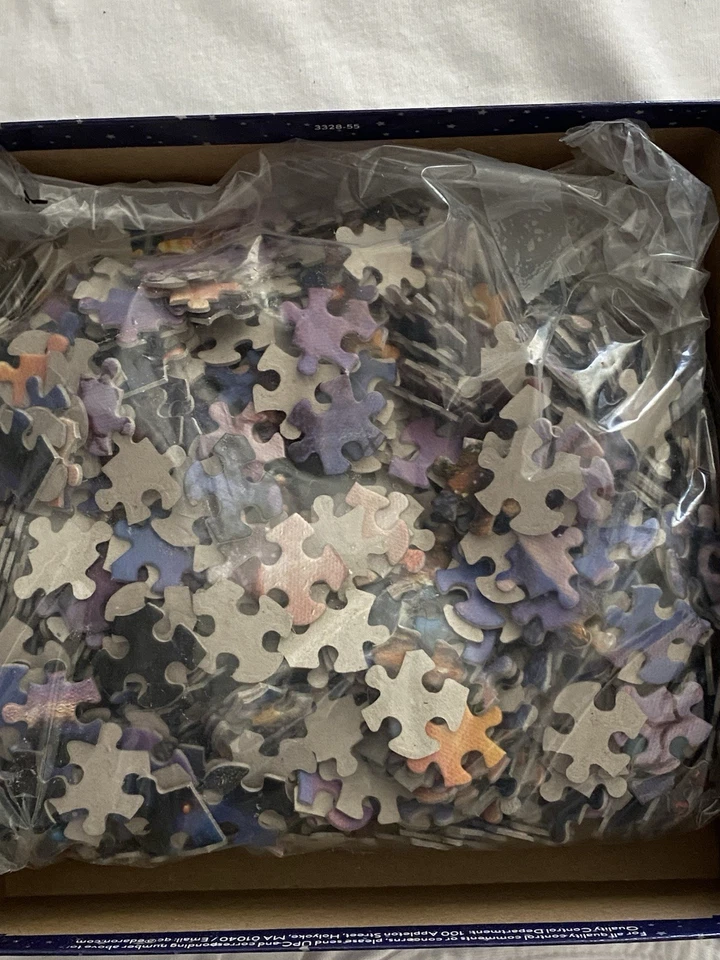 Thomas Kinkade Cinderella Puzzle 1000 Piece. Winter Scene Christmas - Image 4 of 4