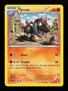 Tyrunt 61/111 Uncommon XY - Furious Fists Pokémon Card