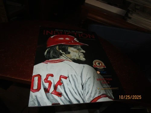 PETE ROSE - Cincinnati Reds Hall of Fame Induction 2016 Baseball Program