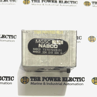 NABCO MGSC 73707228-01 Pneumatic Control Valve WABCO 3340190000 Marine Air Valve