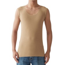 Gunze YG T-shirt exclusive in.T (Intee) CUT OFF crew neck sleeveless inner shirt