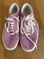 Vans Old Scool Pink Suede Sneakers Trainers Women?s Size 5