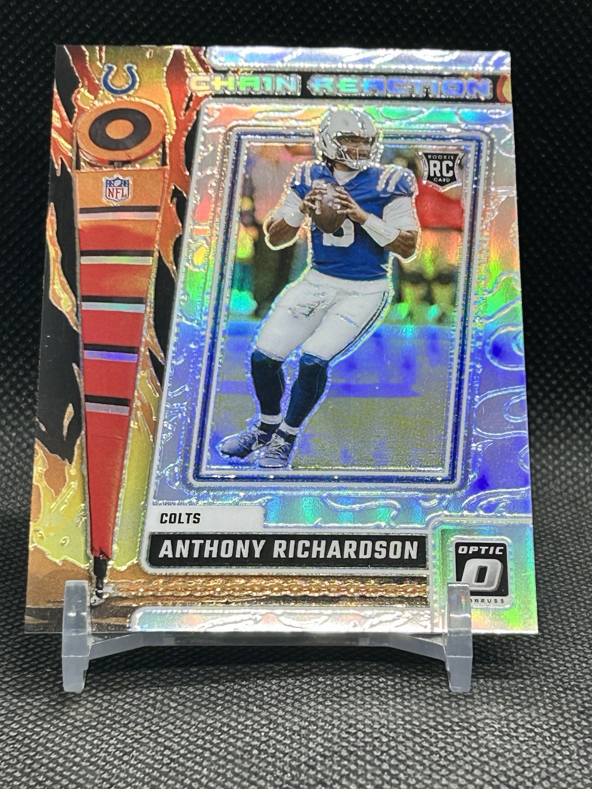 2023 Donruss Optic Anthony Richardson Chain Reaction Holo Prizm #CR-AN Colts 🏈