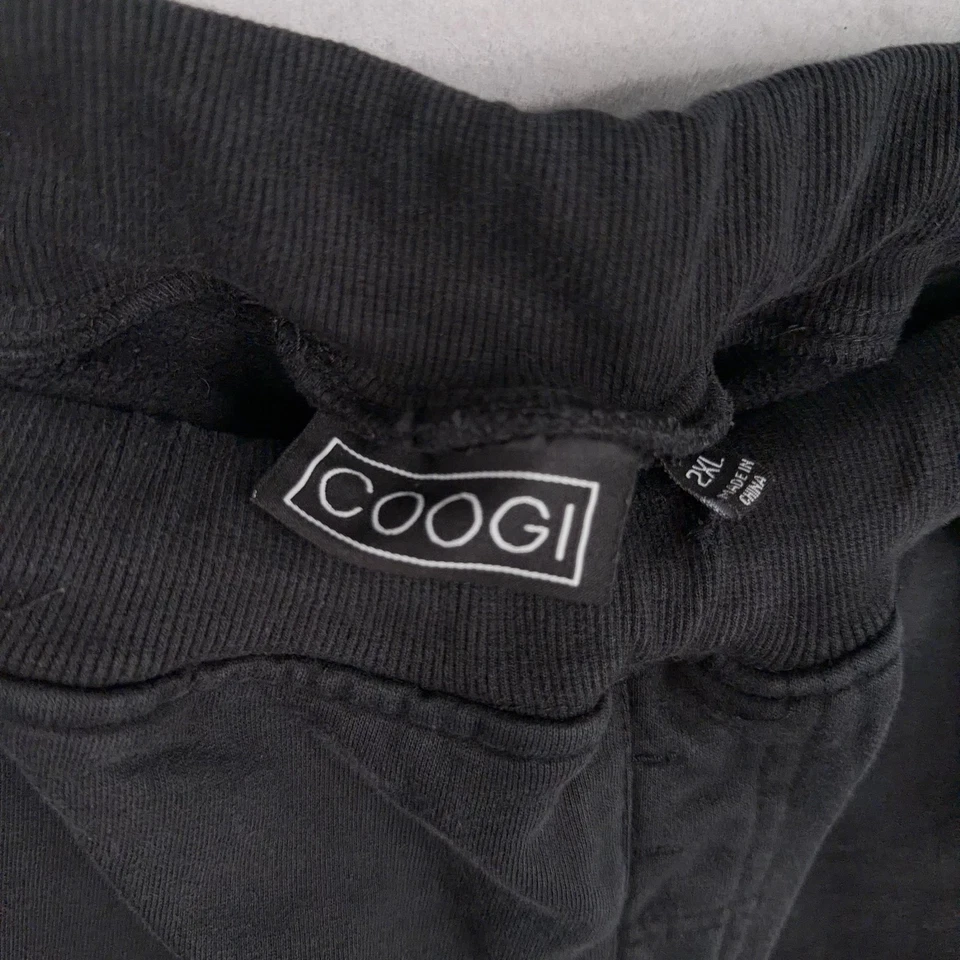 Pantalones deportivos Coogi Cargo para hombre 2XL negros parche bolsillo Australia bordado Foto 4 de 4