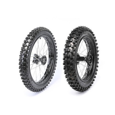 17'' 14'' Front 70/100-17 + Rear 90/100-14 Big Wheel Tire Rim ATV Apollo 110 125cc