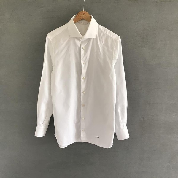 Men Suitsupply Shirt White Cotton 38 / M / 46 #1UXU