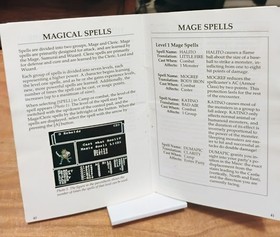 Wizardry: Proving Grounds of The Mad Overlord (Nintendo NES) - Manual Only