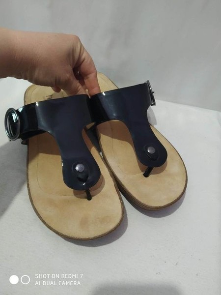 Women Clarks Heels Black Leather 40 #7AC9
