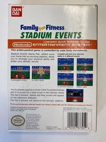 ULTRA RARE Stadium Events - Family Fun Fitness - NES Nintendo - PAL B (DE) CIB