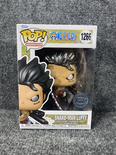 FUNKO POP! ANIMATIONONE PIECE #1266 SNAKE-MAN LUFFY METALLIC FUNKO S.E STICKERED