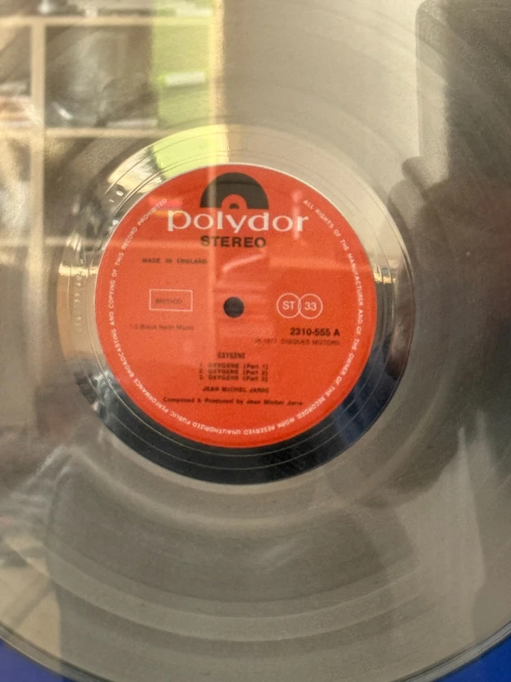 Jean-Michel Jarre Oxygène BPI Silver Award 1977 Polydor Original UK Certified Aw - Image 4 of 4