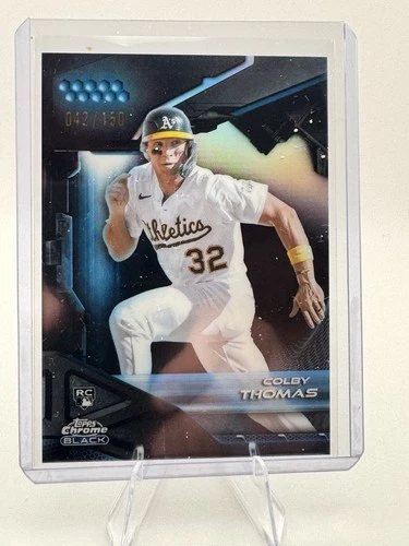 2026 Topps Chrome Black Colby Thomas Refractor (RAW)
