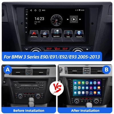 For BMW 3-Series E90 2005-2013 Carplay/Android Auto Touch Screen GPS Navigation
