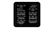 Decal Fuse Cover HQ HJ - BD1202