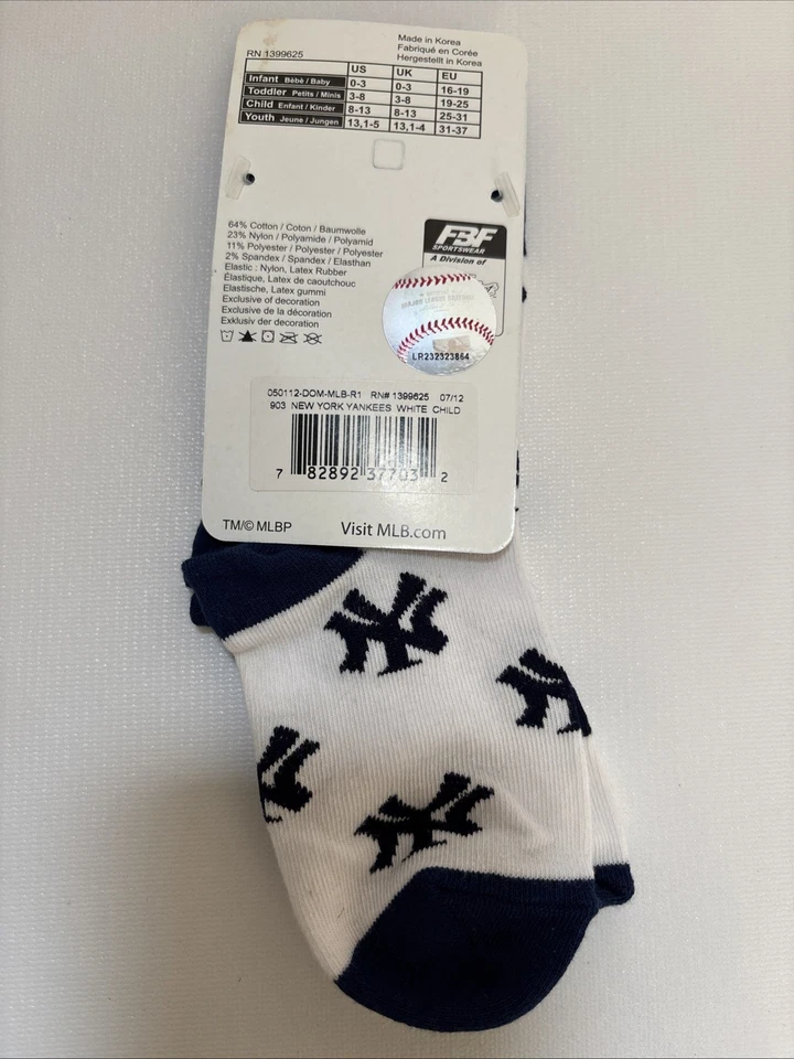 MLB New York Yankees Small Child All Over Print Socks - Image 2 of 4