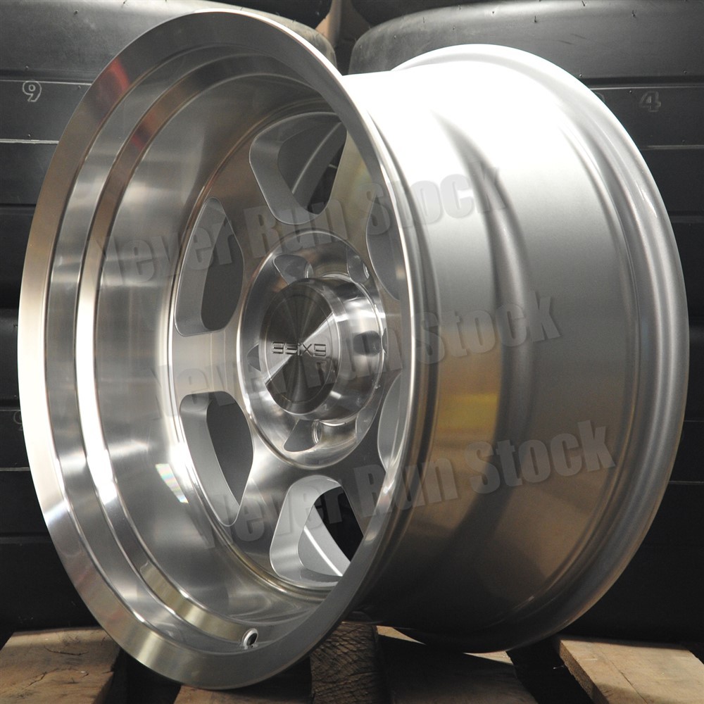 9SIX9 SIX-1 17x8.5 17x9 6x139.7 STAGGERED MACHINE SILVER 6 SPOKES