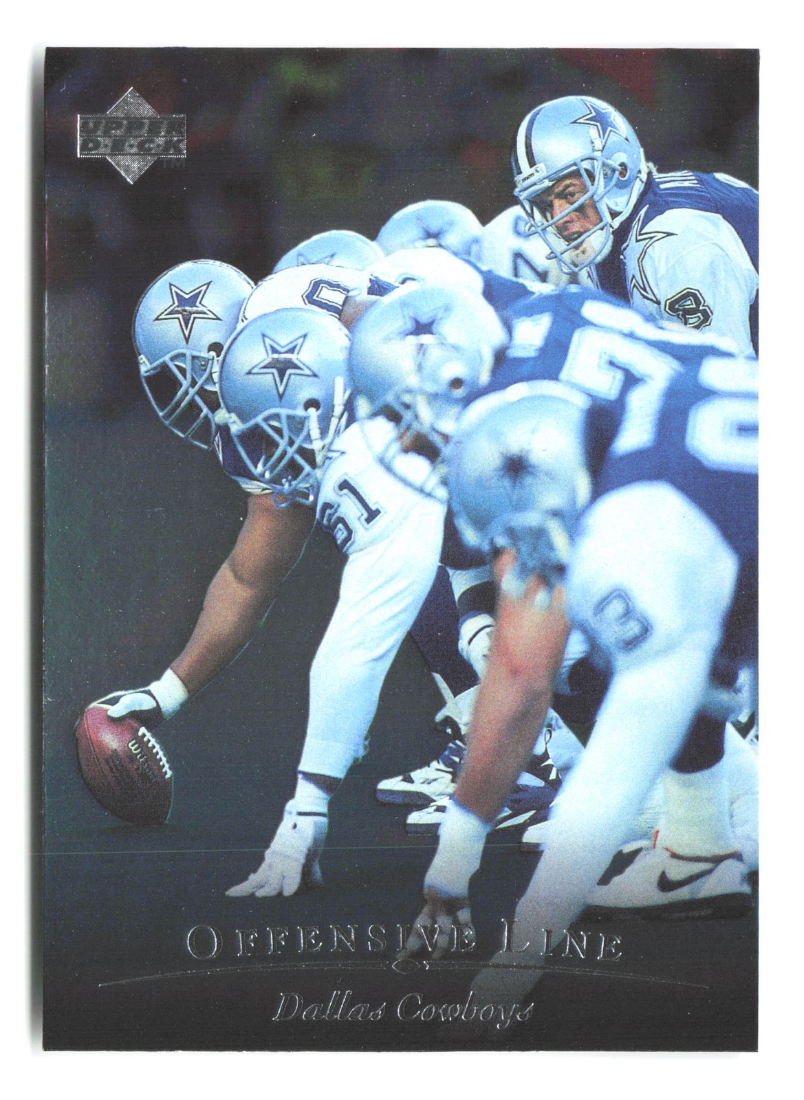 1996 Upper Deck Silver Collection #28 Dallas Cowboys Offensive Line