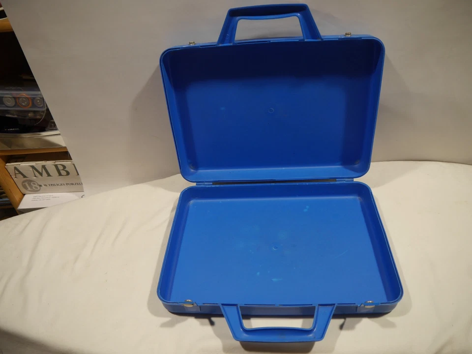 LEGO® Koffer Aufbewahrung Plastik Blau Vintage 70er Jahre - Bild 3 von 4