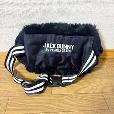 Excellent condition JACK BUNNY boa hand warmer waist pouch black