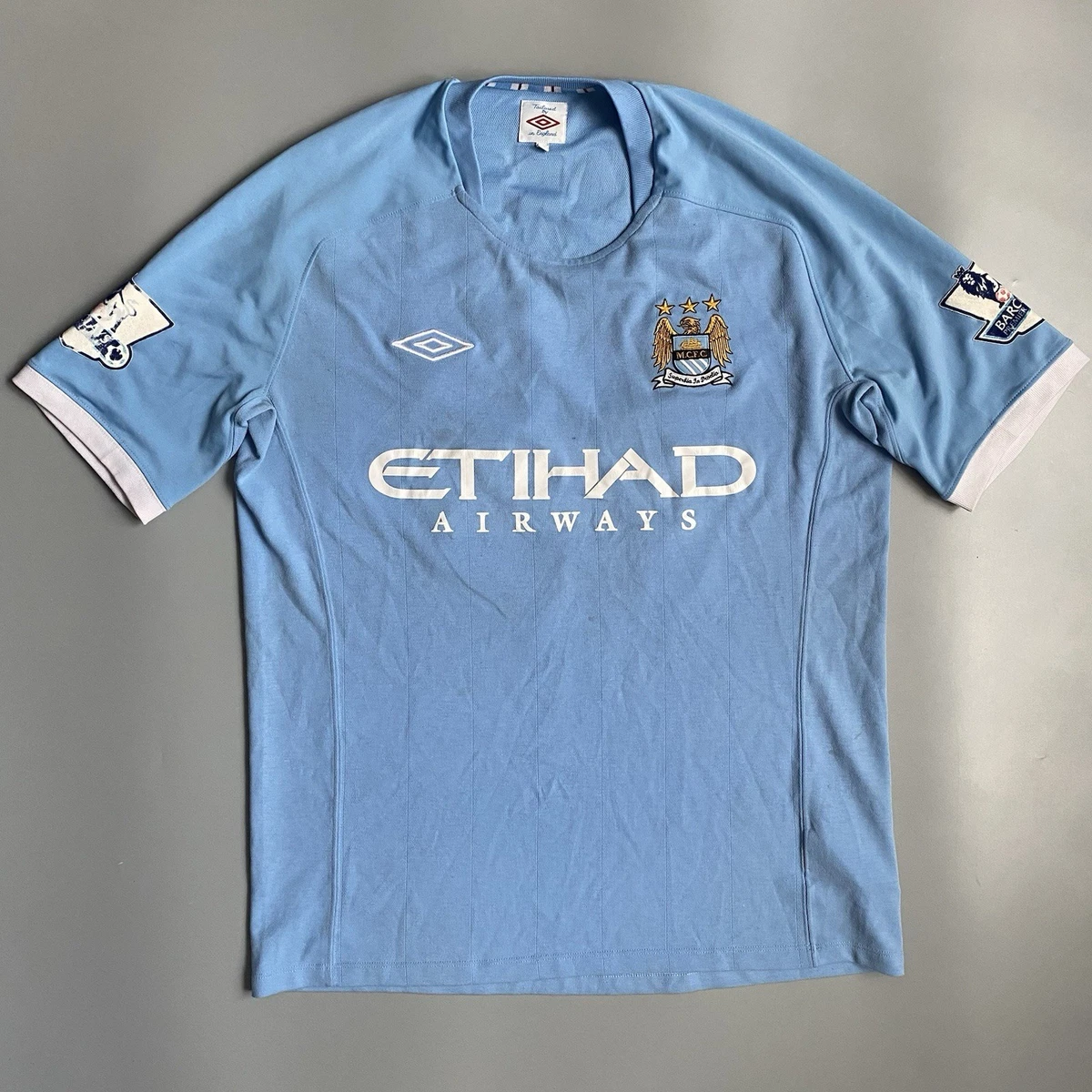 Manchester City 42 Size International Club Soccer Fan Apparel and