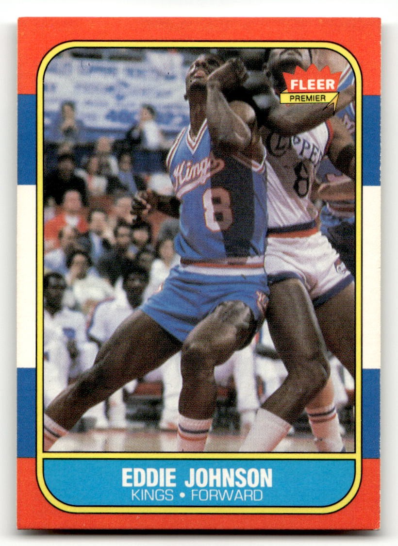 1986-87 Fleer #51 Eddie Johnson