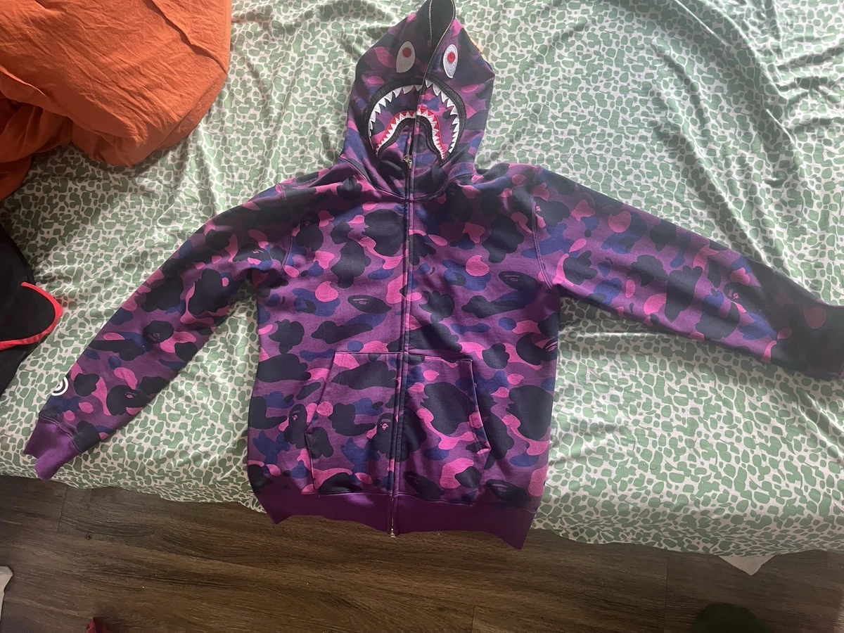 bape purple camo hoodie products for sale | eBay