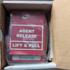 Potter 1000627 Dual Action Weatherproof Safety Pull Switch Station AGENT RELEASE