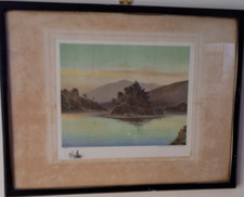 'Ellen's Isle, Loch Katrine' by R.D. Sherrin, 79/12, Next Day Delivery 