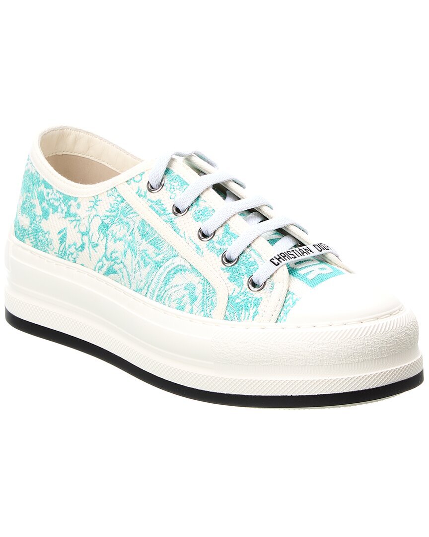 Парусиновые кроссовки Dior Walkndior Женские синие 39 155490₽