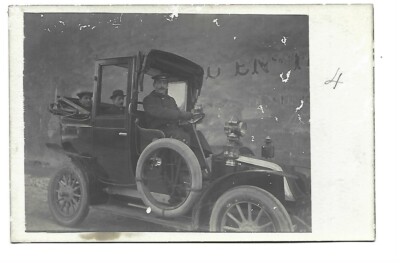 AUTOMOBILE CAR PHOTO CARD TACOT XX SLIGHT DEFECTS XX