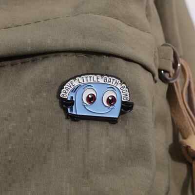 Brave Little Toaster Enamel Pin - Bath Bomb - Devour Your Soul - Dark & Creepy