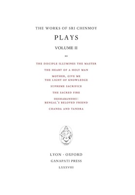 Theaterstücke II von Sri Chinmoy 9781911319191 NEU 