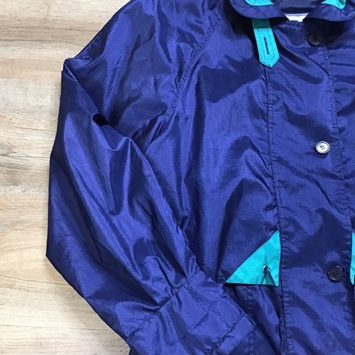 Izzi Jacket Size Small Rain Windbreaker Outerwear Pockets Lightweight Blue - Picture 9 of 14