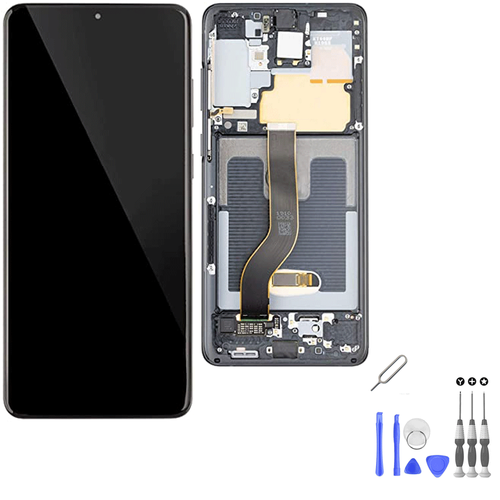 Numériseur écran LCD original Samsung Galaxy S20 Plus 6,7 pouces avec cadre - Photo 3 sur 6
