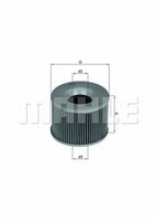Honda GL 1000 Goldwing /Ltd, Bj. 76-79 (GL1 GL2) ÖLfilter Mahle