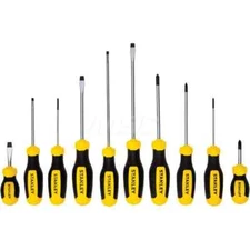 Stanley STHT60799 Screwdriver Set: 10 Pc, Phillips & Slotted