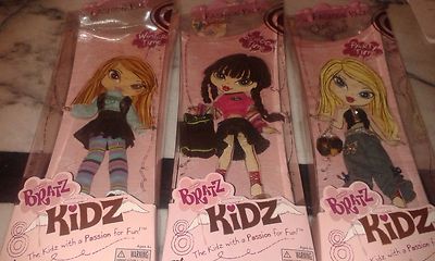 Lot/2 x 3 BRATZ KIDZ FASHION THE KIDZ W/ A PASSION FOR FAN 3-JADE ,CLOE,YASMIN