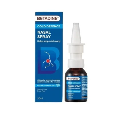 BÉTADINE BETADINE Nasal Spray de défense contre le froid adulte 20ml aide à arrêter...