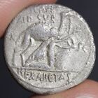 Aemilius Scaurus Denarius Ancient Roman Republic Silver Coin 58Bc Scorpion Camel