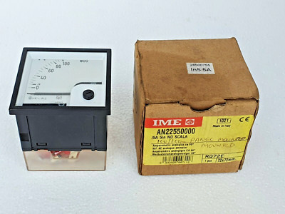 IME AN22550000 Panel-Amperemeter 600 Ampere Meter, 100/5 A, 5 Zoll # NEU