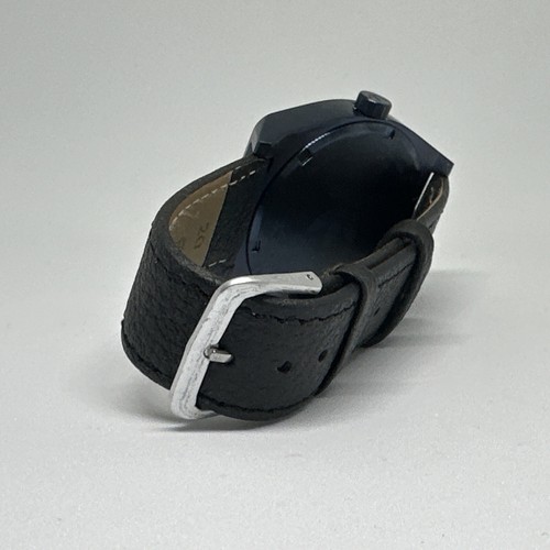 Adidas Process M1 Z023032-00 Men's Black Leather Analog Dial Quartz Watch HME204 - Picture 9 of 11
