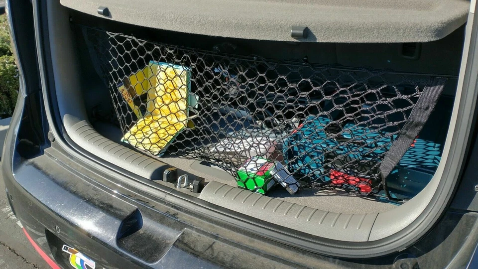 Red de carga organizadora de malla estilo sobre maletero trasero para KIA SOUL 2014-2019 nueva Foto 3 de 4
