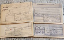 4 1972 NASA Johnson Space Center Original File Copy Blue Prints - Misc Plans