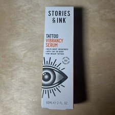 Stories Ink TATTOO VIBRANCY SERUM for Healed Tattoos, Brightness Boost, 2 oz