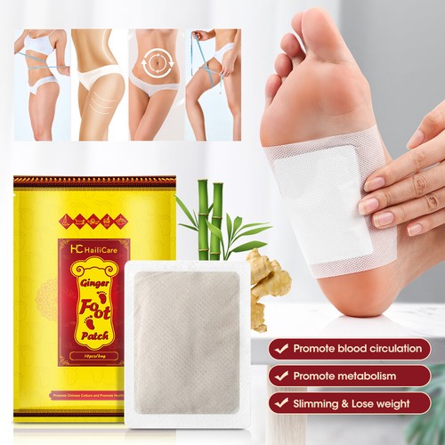 300Pcs Foot Detox Patches Pads Toxins Deep Cleansing Herbal Organic Slimming Pad - Picture 2 of 49