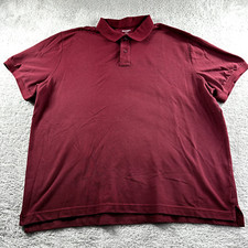 Old Navy Polo Mens 2x Classic Fit Burgundy Office Work Casual Short Sleeve