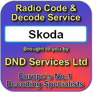 Skoda Auto Radio Code Decode Unlock Service Continental Columbus - Picture 2 of 2