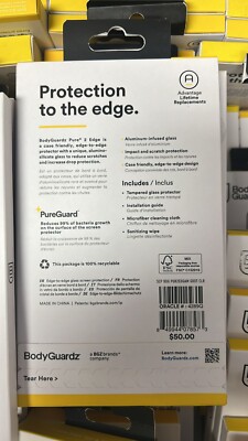 BodyGuardz Pure Tempered Glass Screen Protector For IPhone 13 Pro Max - Crystal Clear Protection