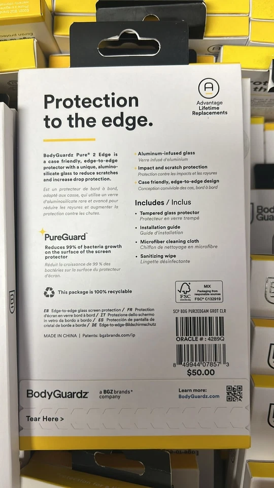 Lot of 100 - BodyGuardz Tempered Glass Screen Protector iPhone 13 Pro Max / 14+ - Image 3 of 3