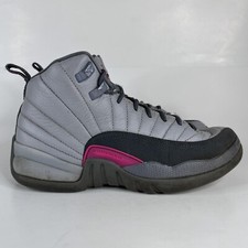 Nike Air Jordan 12 Retro Wolf Grey GS Kids 510815-029 Sneakers Shoes Size 6 Y